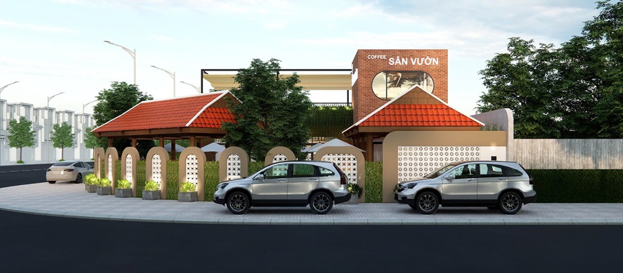 Thiết kế Cafe sân vườn